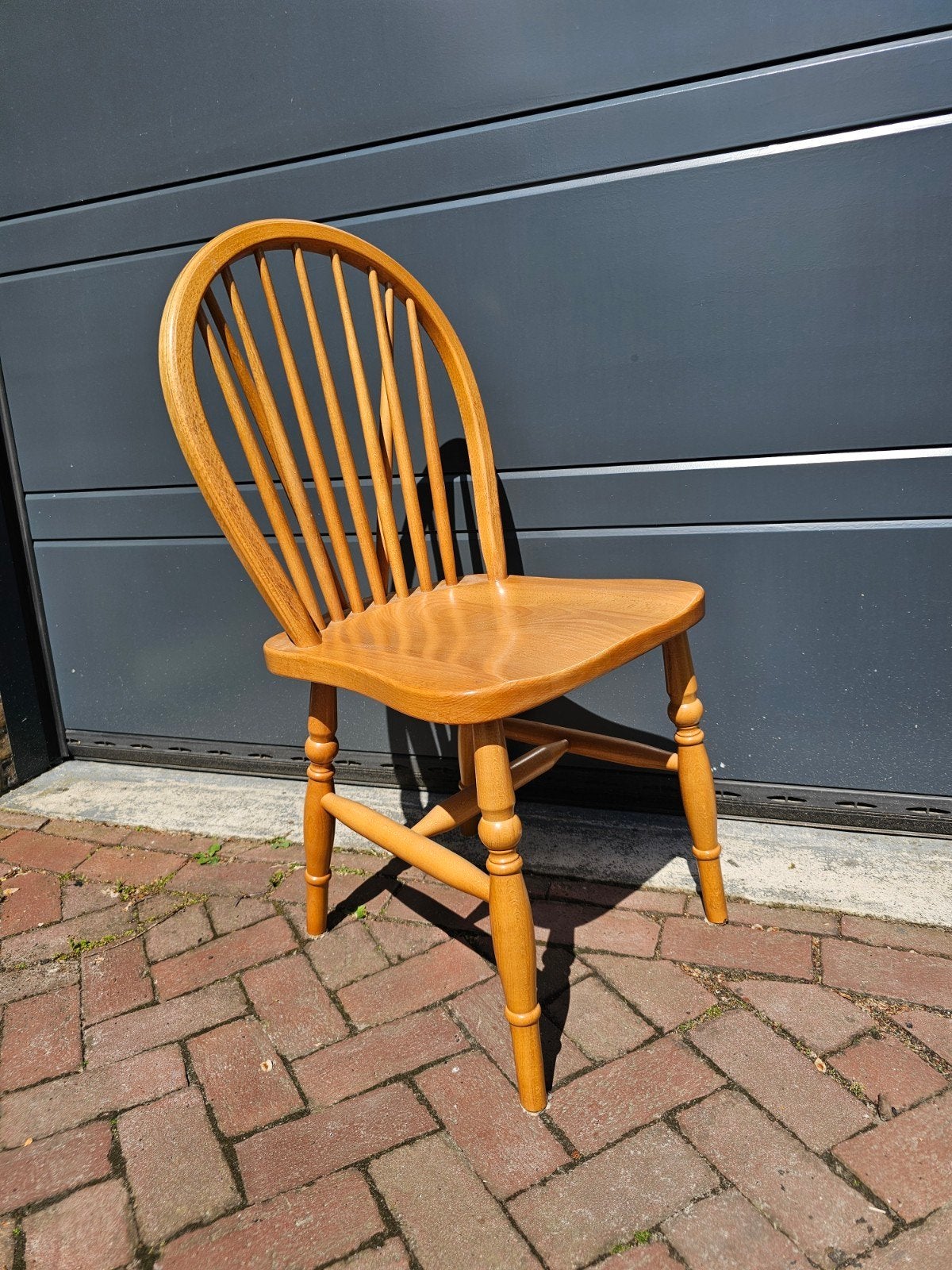 Set van 4 houten stoelen - Windsor stijl, Ophalen of Verzenden