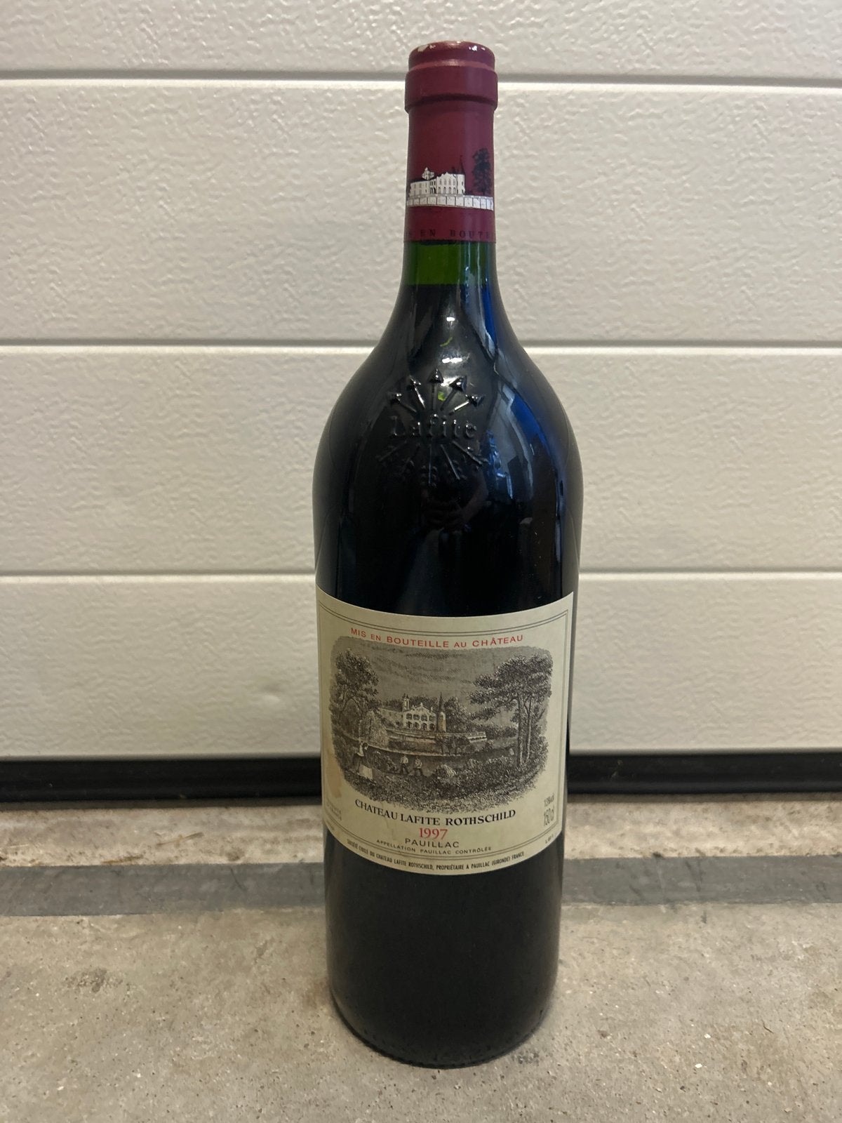 Chateau Lafite Rothschild 1997 Magnum 1,5L, Ophalen, Zo goed als nieuw, Frankrijk, Rode wijn