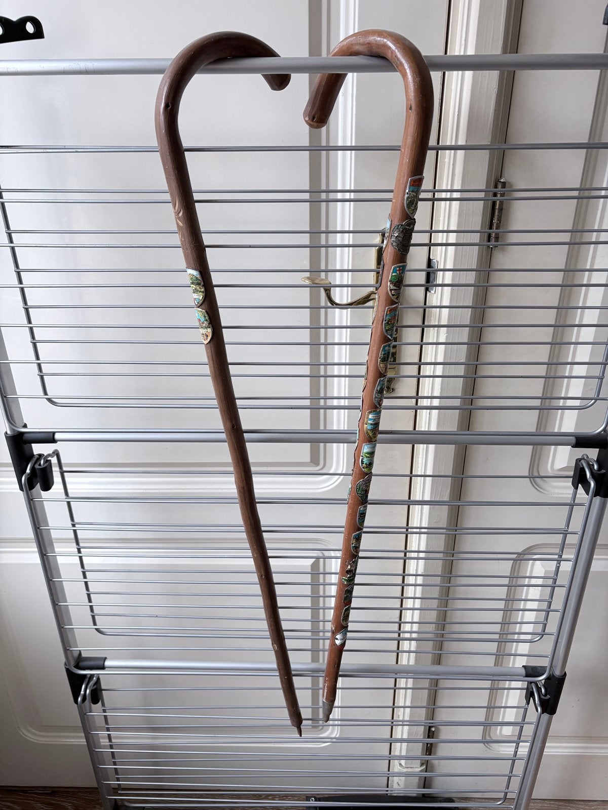 Wandelstok met plaatjes, Ophalen, Gebruikt