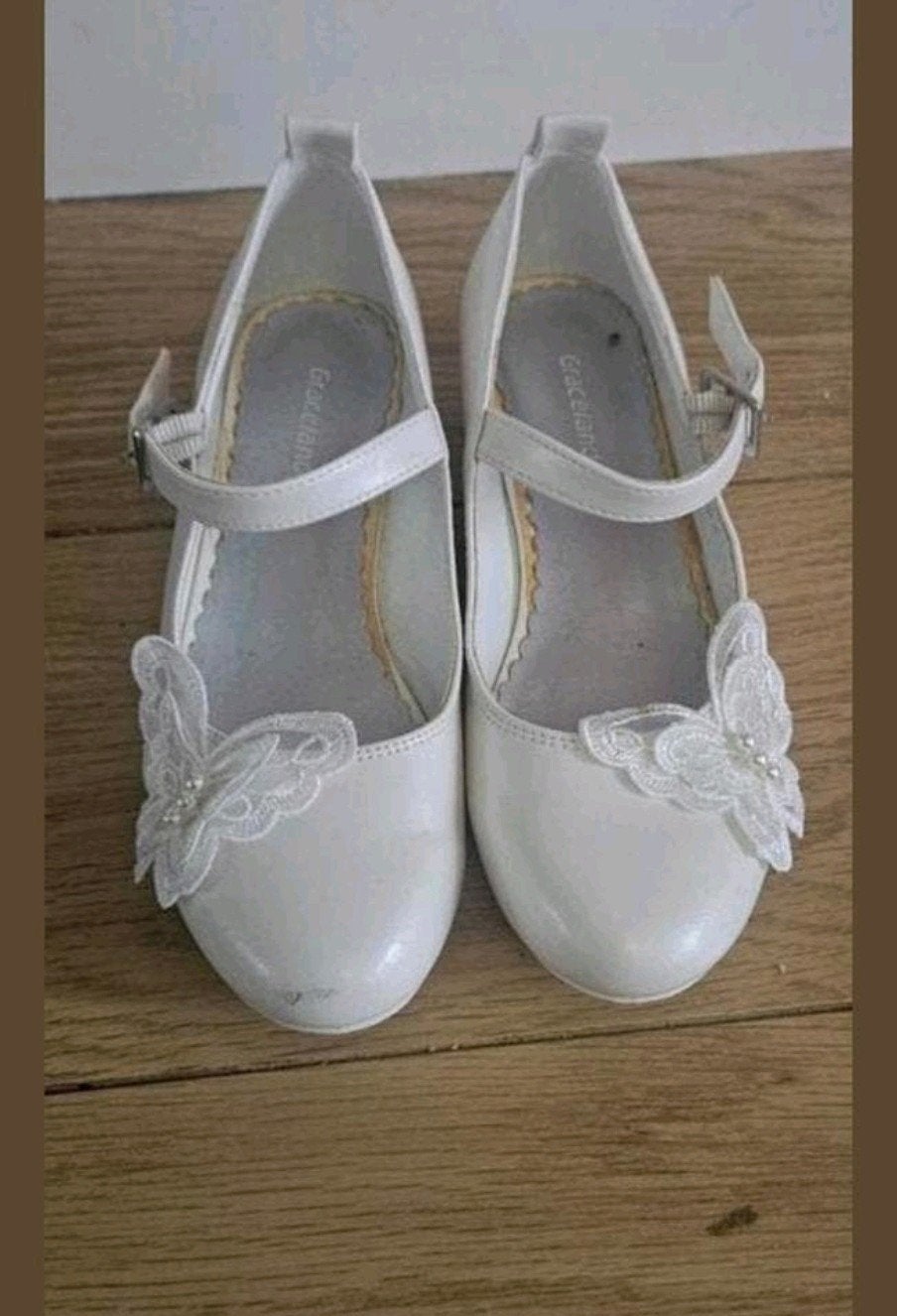 Witte schoenen maat 32, Meisje, Schoenen, Ophalen of Verzenden, Zo goed als nieuw