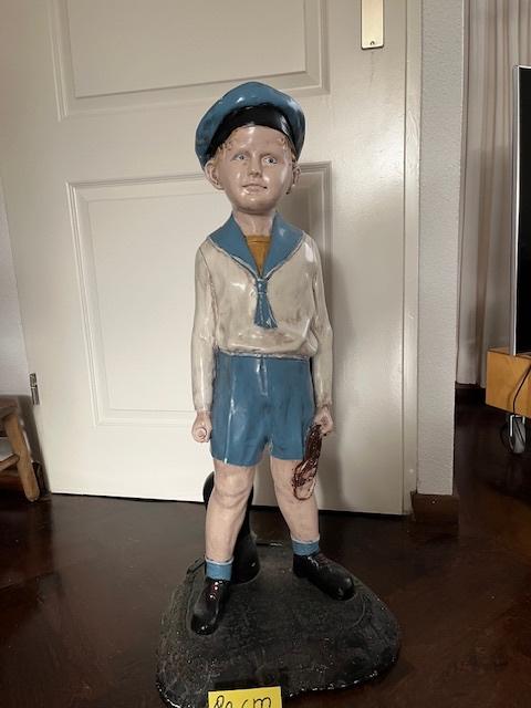 Mooi beeld van Ketelbinkie/zeeman (80 cm), Ophalen, Zo goed als nieuw, Mens