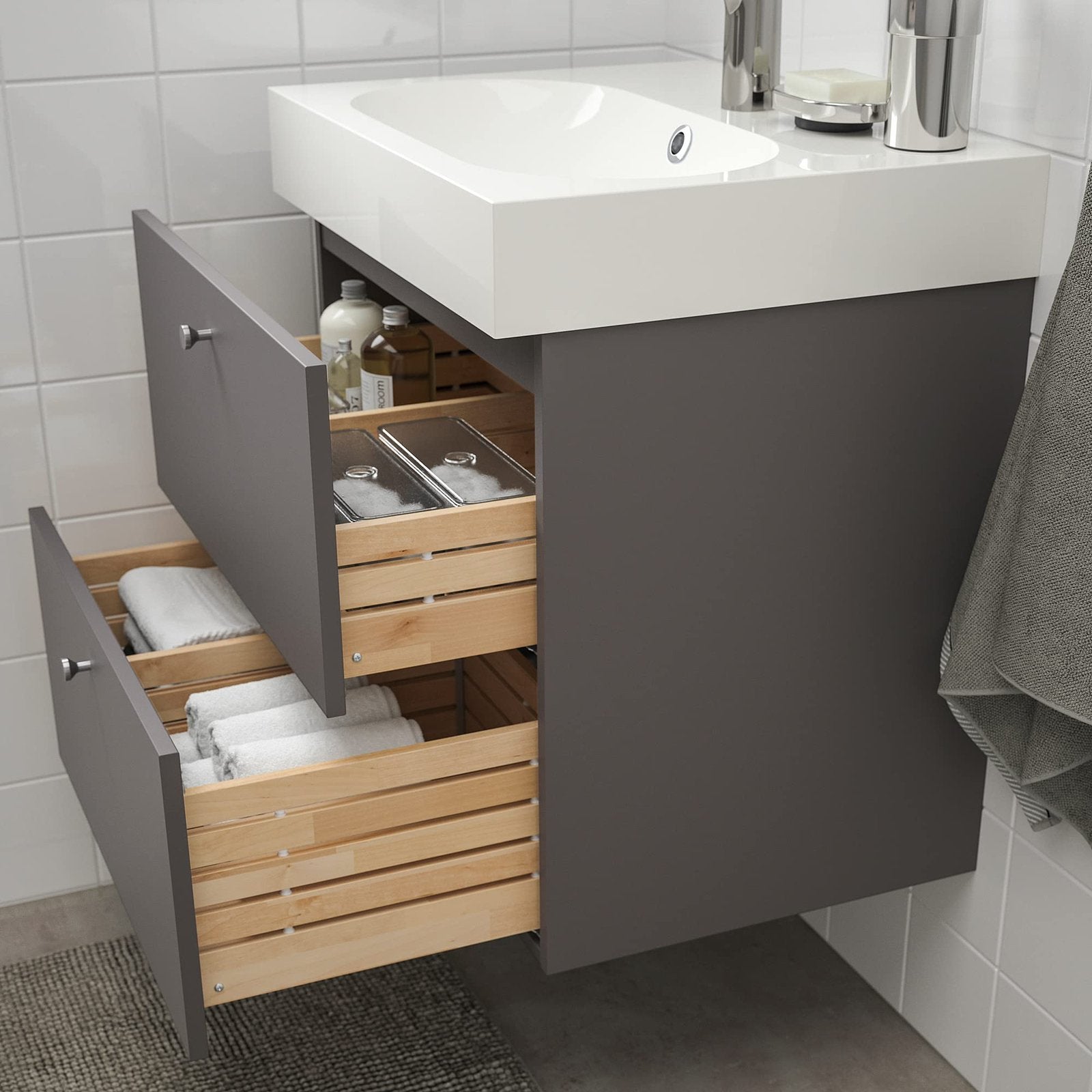Nieuwe IKEA GODMORGON wastafelkast 60x47x29 cm, Ophalen, Nieuw, 50 tot 100 cm, Minder dan 100 cm