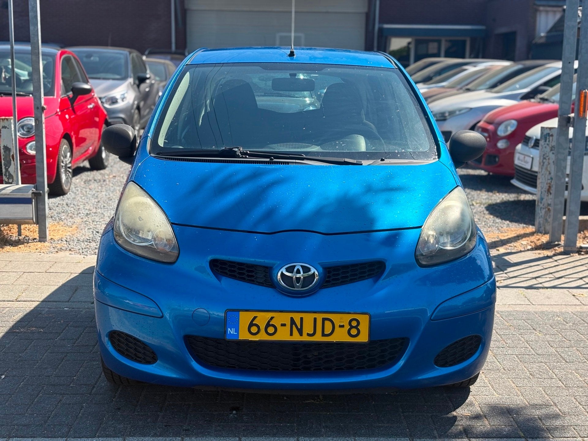 Toyota Aygo 1.0-12V Access | Airco | NL Auto | Goed onderhou, Voorwielaandrijving, Stof, Gebruikt, Zwart