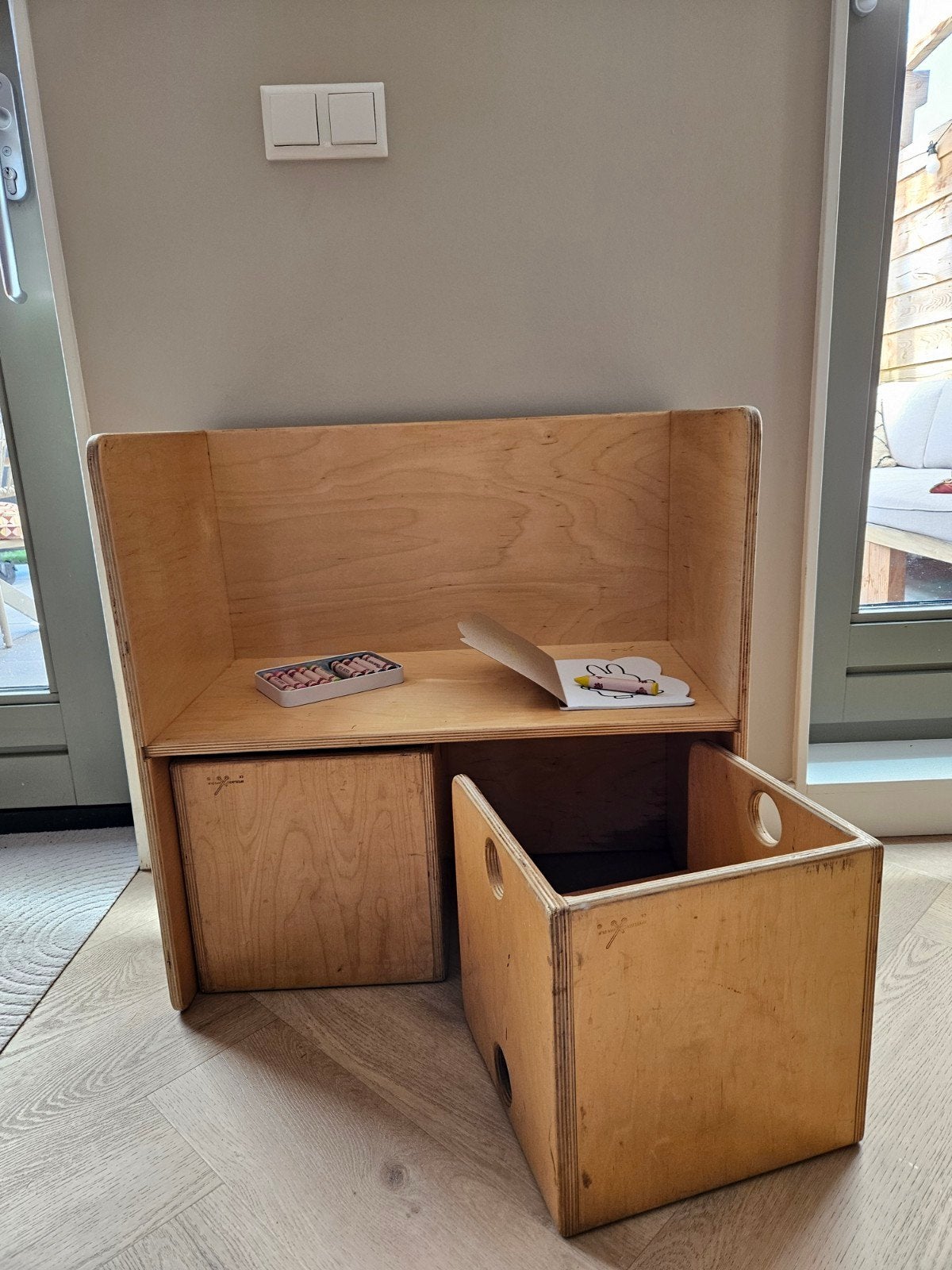 van Dijk toys kubustafel/ bank en kubusstoelen, Ophalen