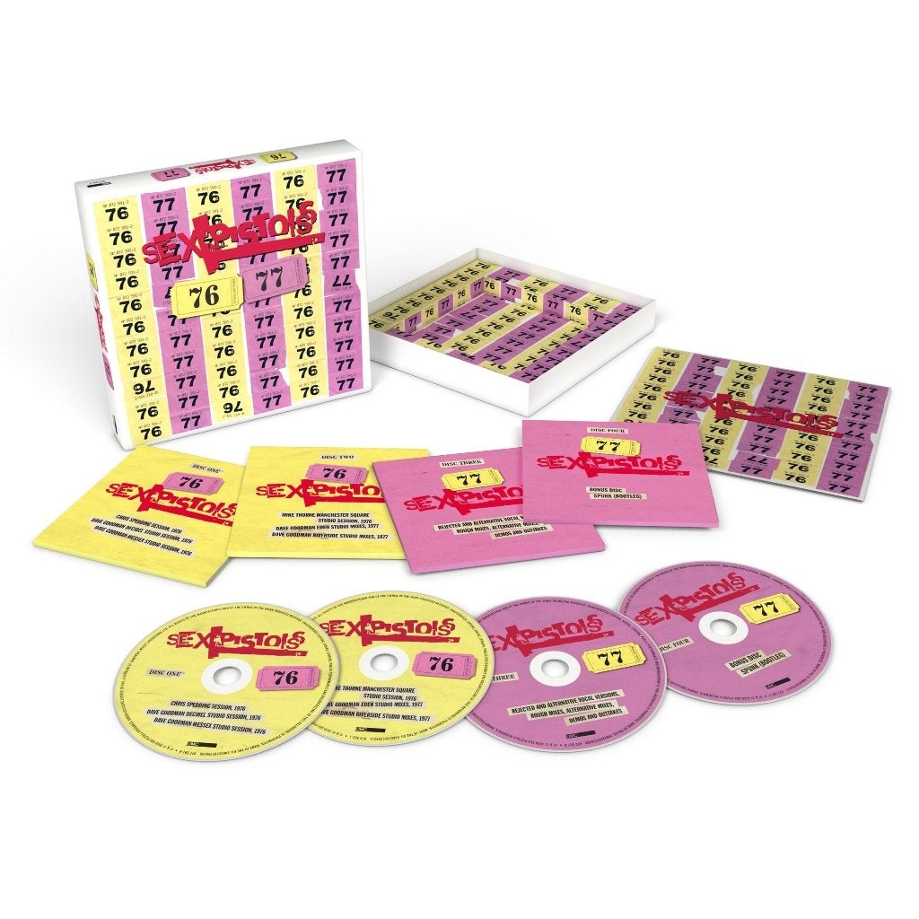 Sex Pistols 76/77 4CD Boxset NIEUW/SEALED, Boxset, Ophalen of Verzenden, Bonusmateriaal, Punk Rock
