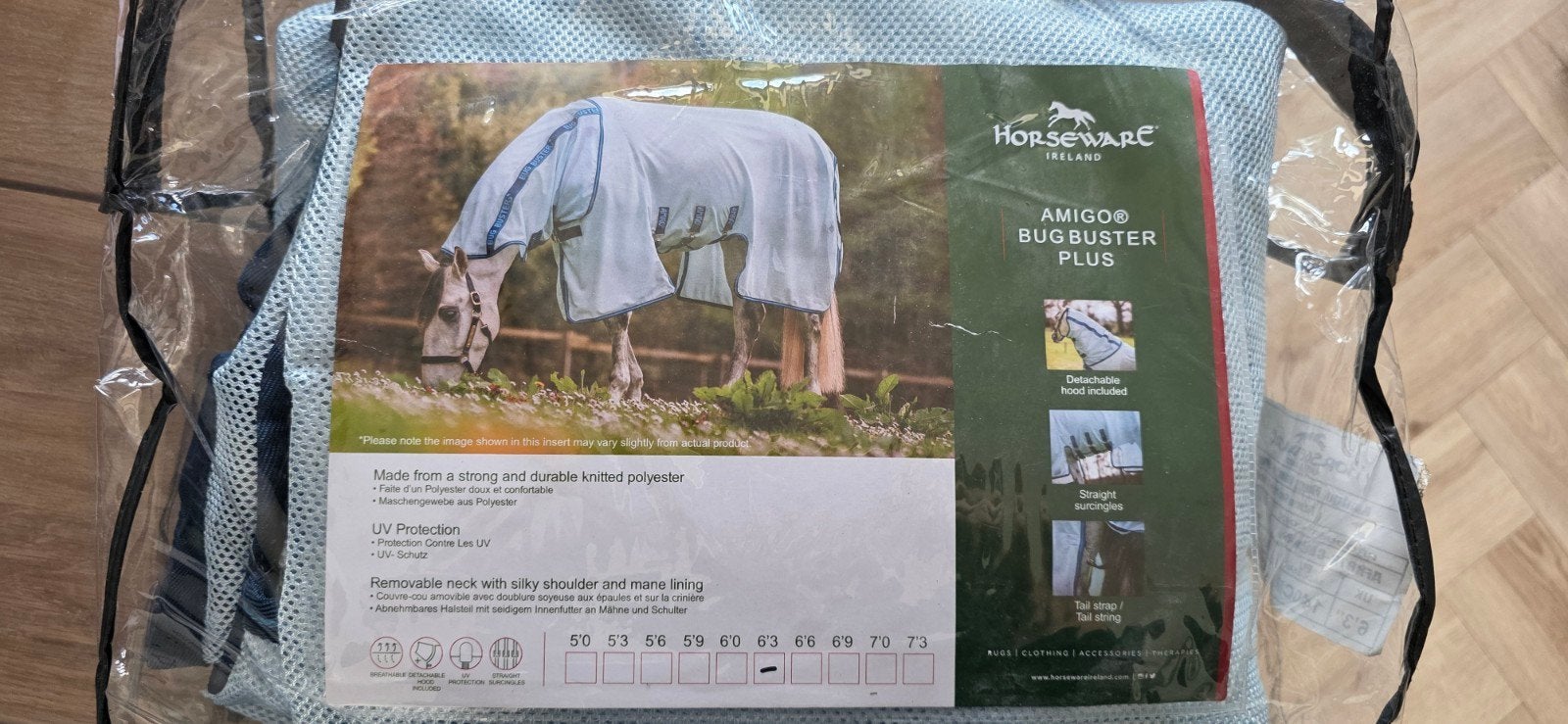 Nieuwe vliegendeken horseware 6.3, Dieren en Toebehoren, Paarden en Pony's | Dekens en Dekjes, Vliegendeken, Nieuw, Ophalen of Verzenden