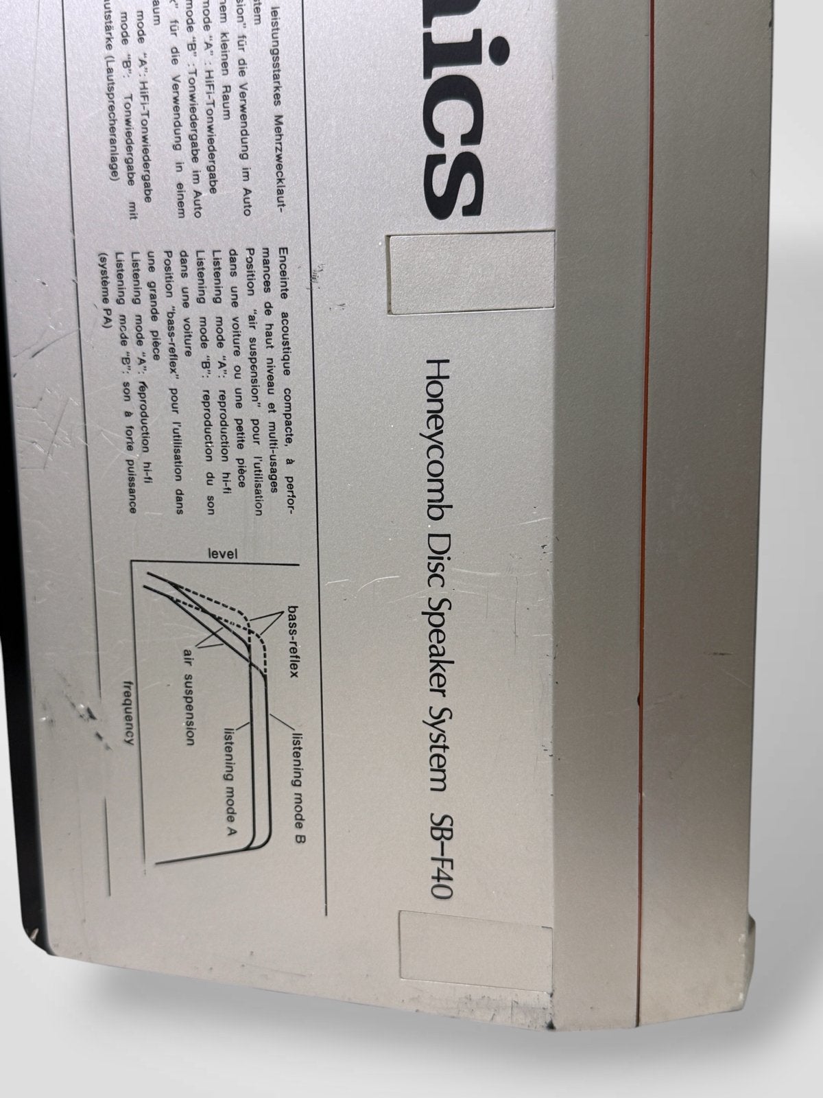 Zeldzame Technics SB-F40 speakers - Werkend, Overige merken, Stereo speakers, Technics, Gebruikt