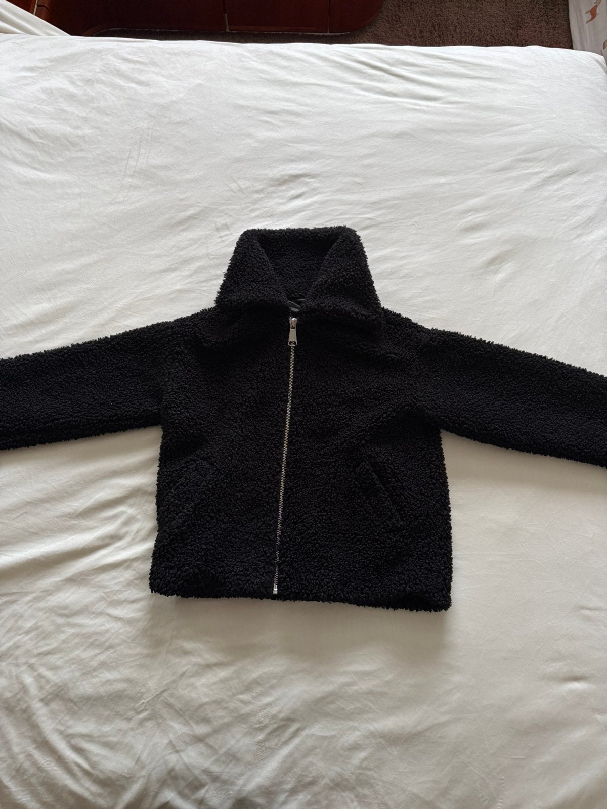 Zwarte dames jas van  Nikkie maat 32, Ophalen of Verzenden, Zo goed als nieuw, Maat 34 (XS) of kleiner, Zwart