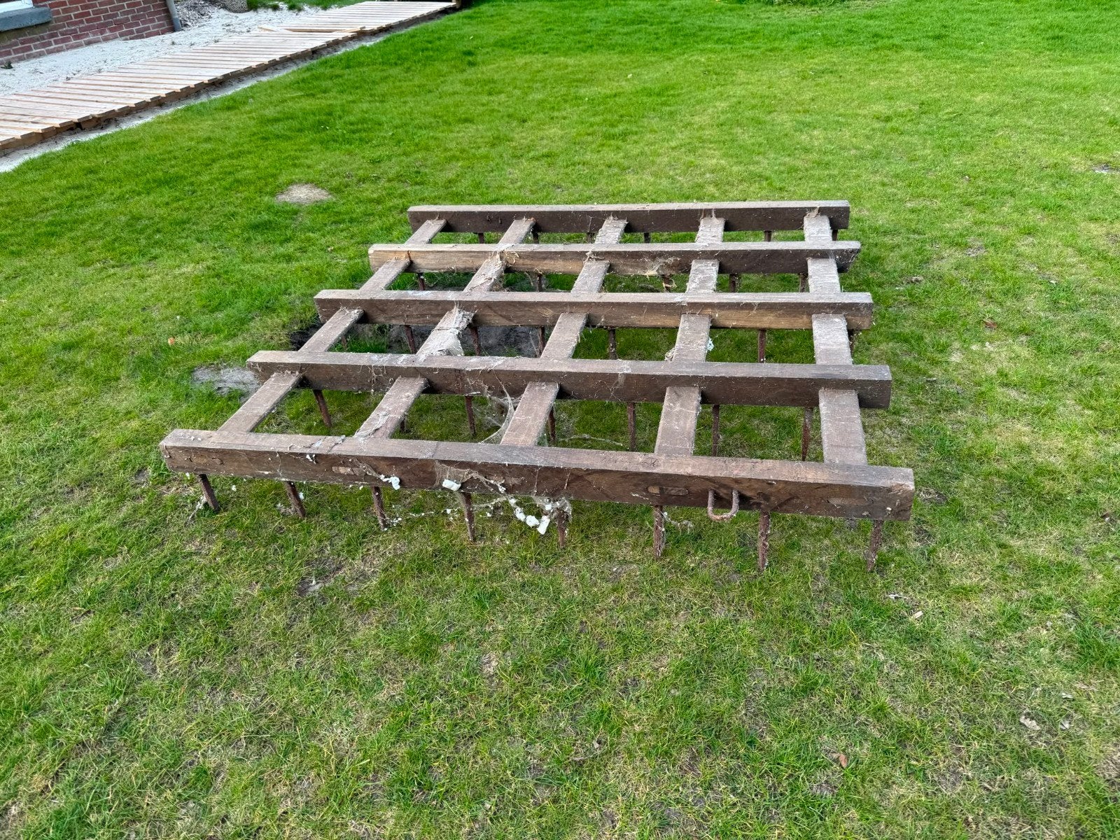Nostalgische Houten Eg - Decoratief Tuinobject, Ophalen