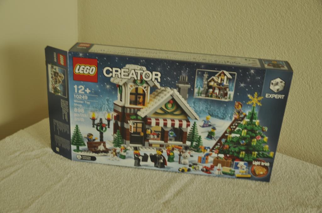 LEGO 10249 Winter Toy Shop, Ophalen, Zo goed als nieuw, Complete set, Lego