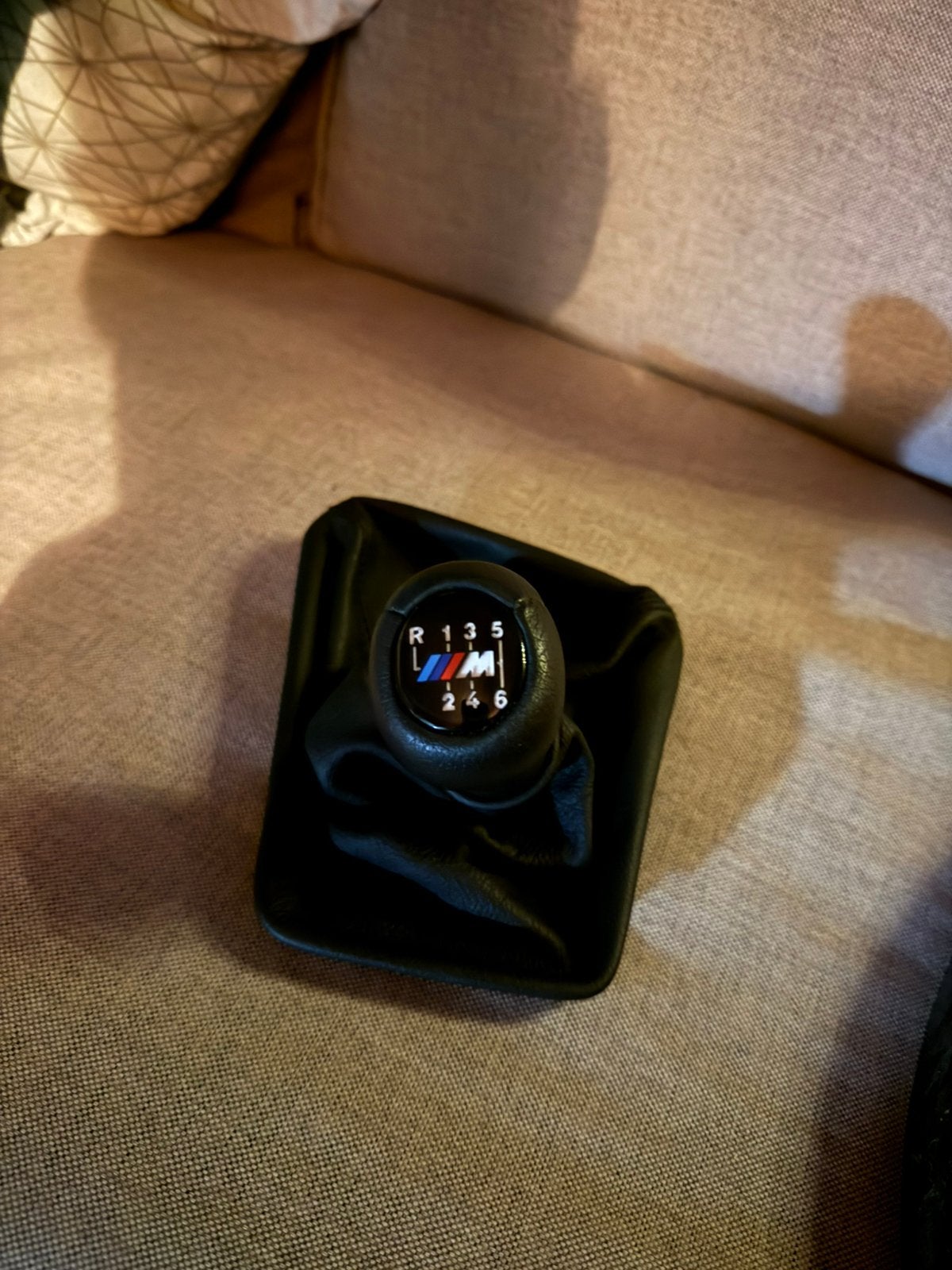 Verlichte orginele bmw M versnellingspook met hoes leer E36, Ophalen of Verzenden, Nieuw, BMW
