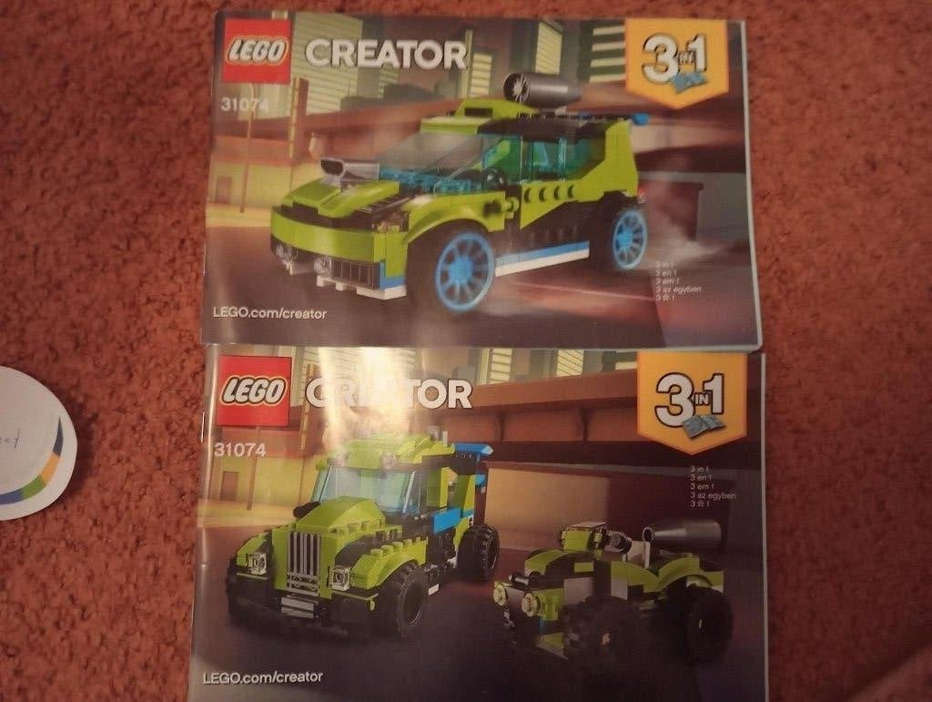 Lego Creator 31074 Raket Rally Auto (3-in-1), Gebruikt, Lego, Compleet, Ophalen of Verzenden