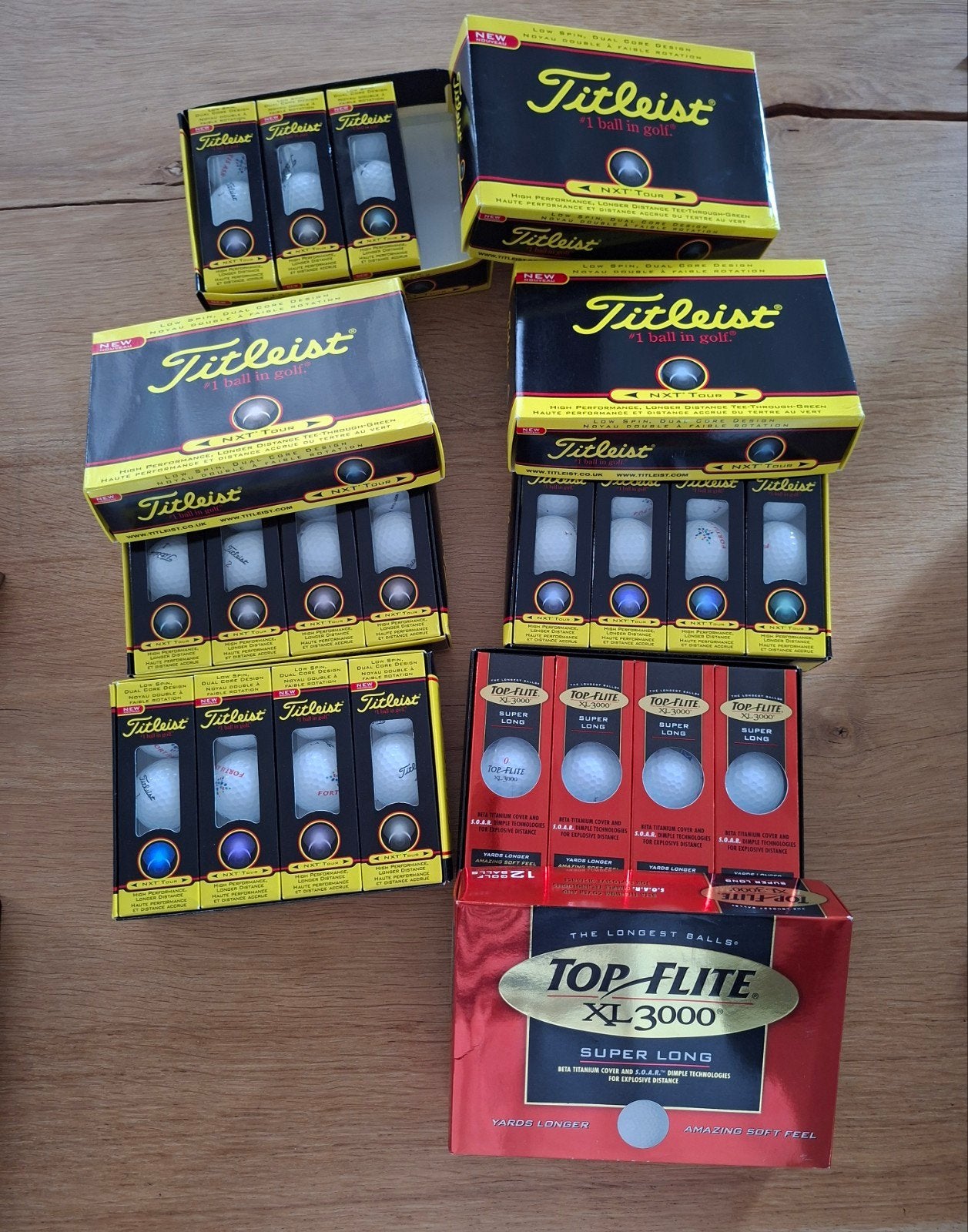 Nieuwe Titleist en Top-Flite Golfballen - Diverse Types, Sport en Fitness, Golf, Ophalen of Verzenden, Nieuw, Bal(len), Overige merken
