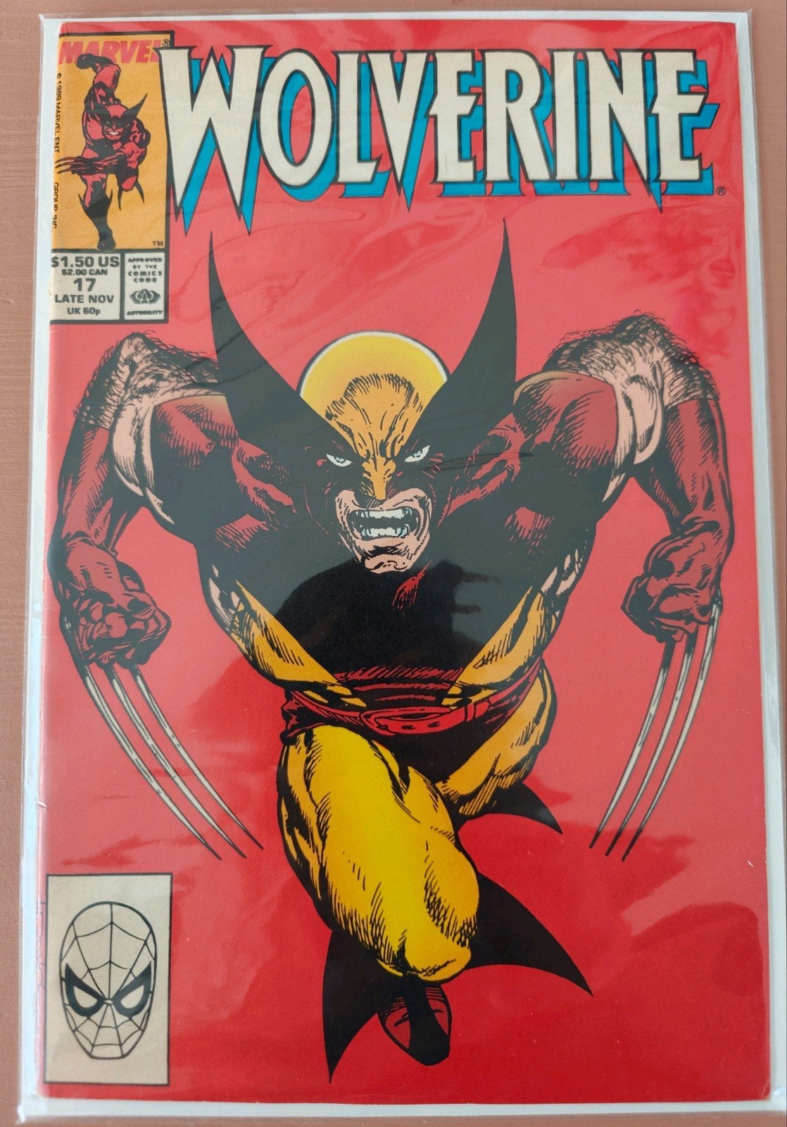 Wolverine #17 (1989), Boeken, Eén comic, Amerika, Marvel Comics, Ophalen of Verzenden