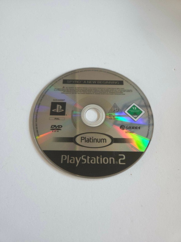 Playstation 2 (PS2) - Spyro A New Beginning - Disc Only, Avontuur en Actie, 1 speler, Ophalen of Verzenden, Zo goed als nieuw