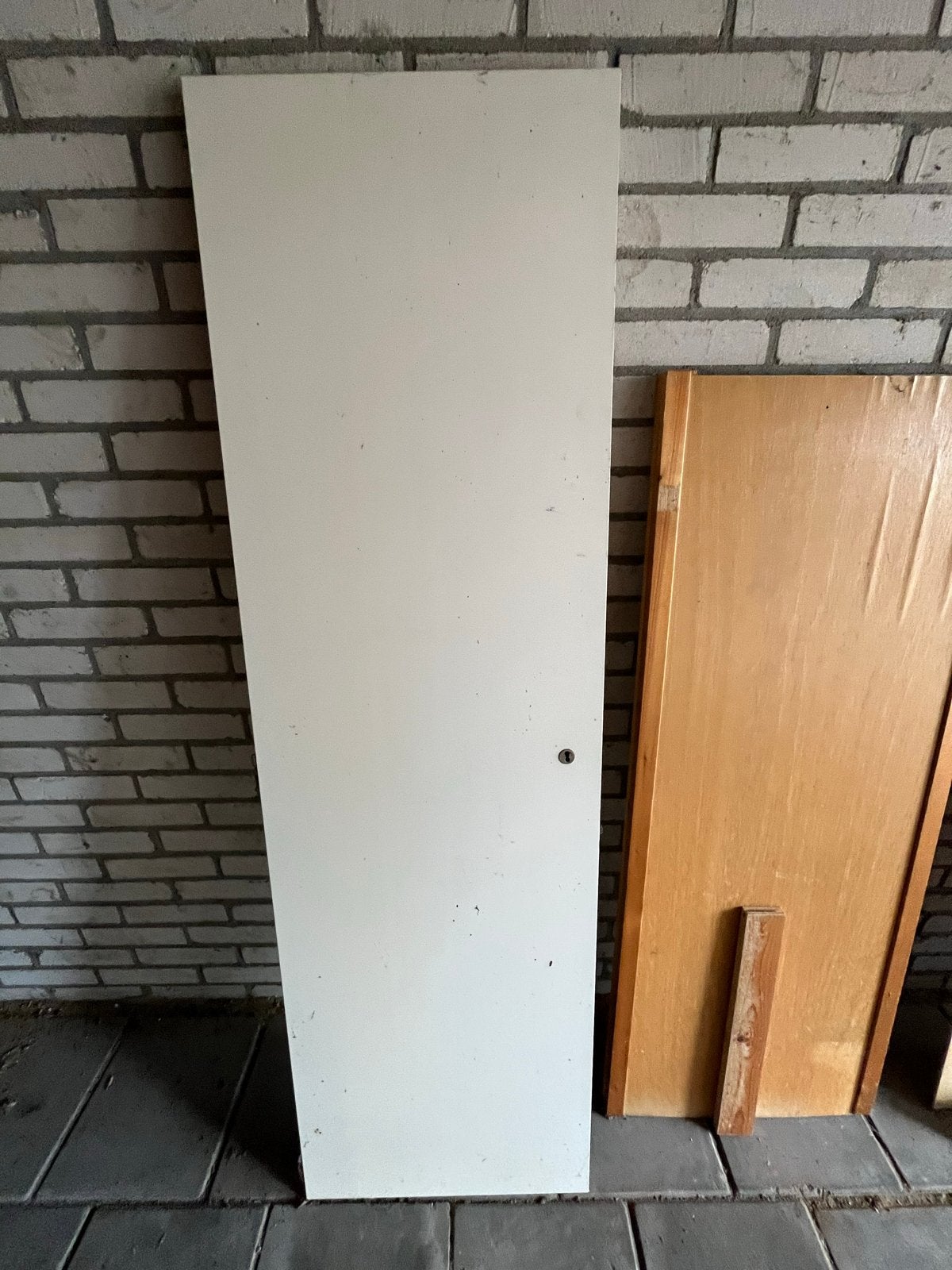 Lundia deur wit 160x40, Ophalen, Gebruikt