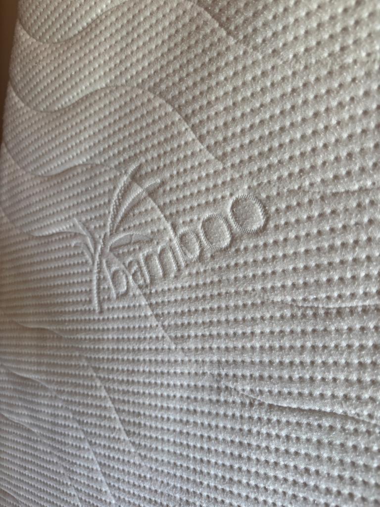 Bamboo matras Topper 120x200, Huis en Inrichting, Slaapkamer | Matrassen en Bedbodems, Ophalen, Gebruikt, Twijfelaar, 200 cm