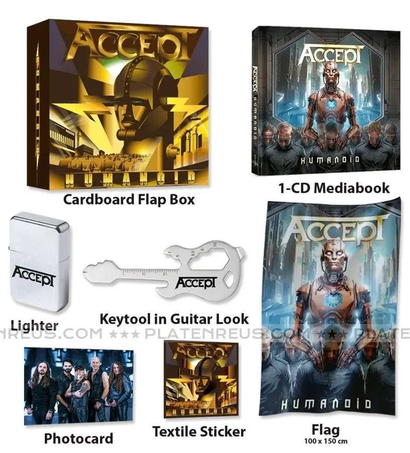 CD Accept – Humanoid Deluxe Boxset * Nieuw *, Boxset, Hardrock, Ophalen of Verzenden, Nieuw in verpakking