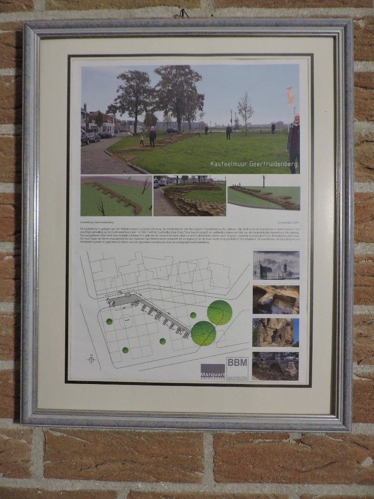Prent Kasteel Geertruidenberg, Verzamelen, 1980 tot heden, Ophalen of Verzenden, Zo goed als nieuw, Prent
