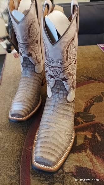 Leren nieuwe heren laarzen maat  43 de prijs van € 275.00, Bruin, Boots, Nieuw, Ophalen of Verzenden
