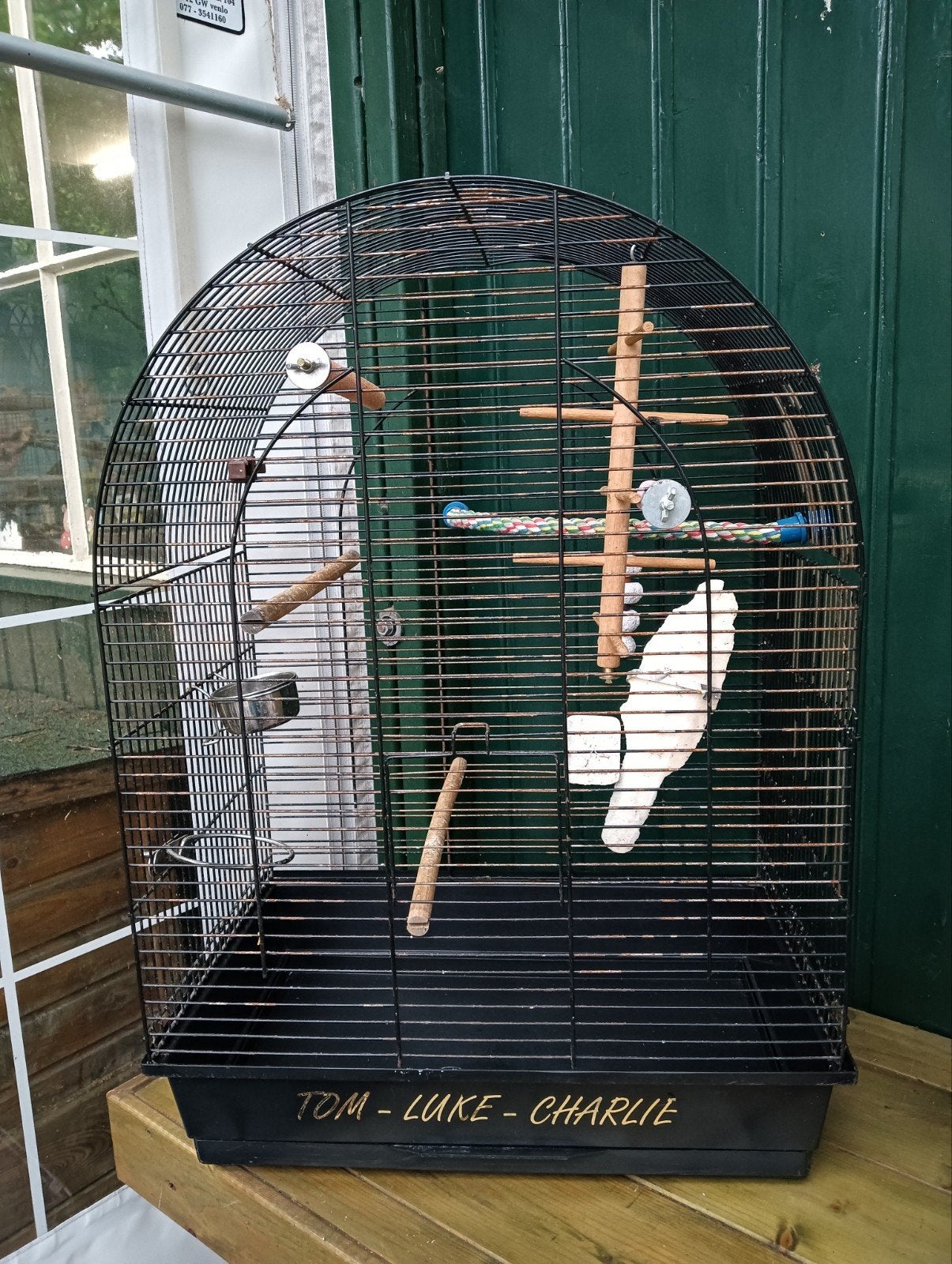 Vogelkooi L0,34 B0,54 H0,74, Ophalen, Gebruikt, Metaal, Vogelkooi