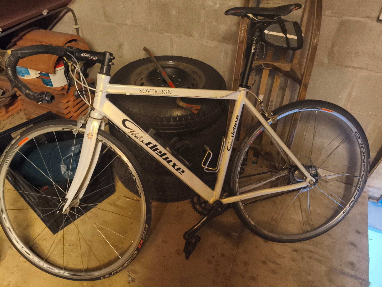 Veles Deluxe Sovereign racefiets - Gebruikt, 28 inch, Gebruikt, Aluminium, 15 tot 20 versnellingen