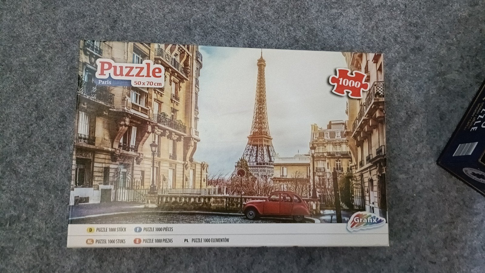 legpuzzel Parijs 1000 stukjes, Ophalen of Verzenden, 500 t/m 1500 stukjes, Zo goed als nieuw, Legpuzzel