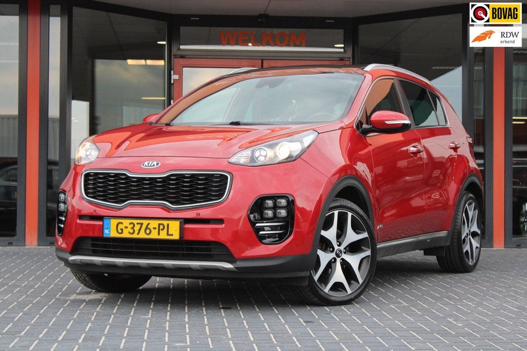 Kia Sportage 1.6 T-GDI 4WD GT-Line Automaat, Panorama, Camer, Auto's, Kia, Bedrijf, Te koop, Sportage, 4x4, ABS, Achteruitrijcamera