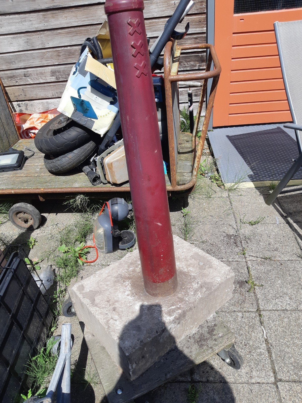 Amsterdammertje, Ophalen, Minder dan 180 cm, Palen