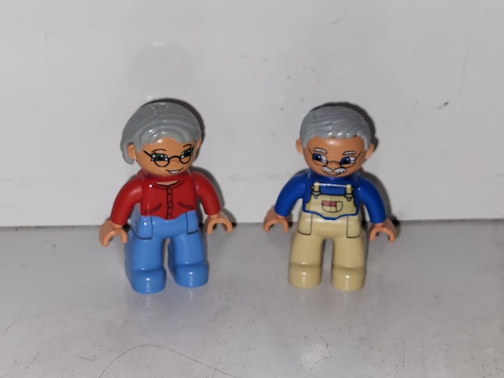 Duplo poppetjes opa en oma, Gebruikt, Ophalen of Verzenden, Duplo, Duplo
