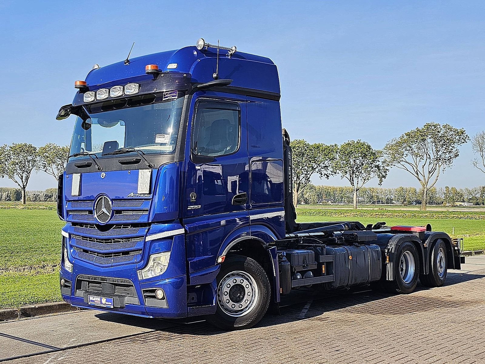 MERCEDES-BENZ ACTROS 2551 6X2 STEERAXLE RETARDER BIGSPACE XE, Auto's, Automaat, Euro 6, 510 pk, Blauw