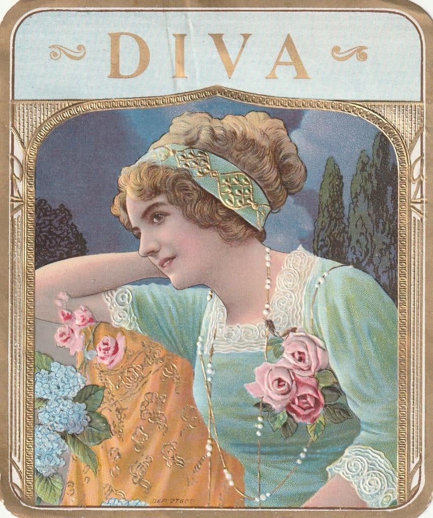 etiket   V - 109   sigarenbandjes, Ophalen of Verzenden, Zo goed als nieuw, Sigarenbandjes