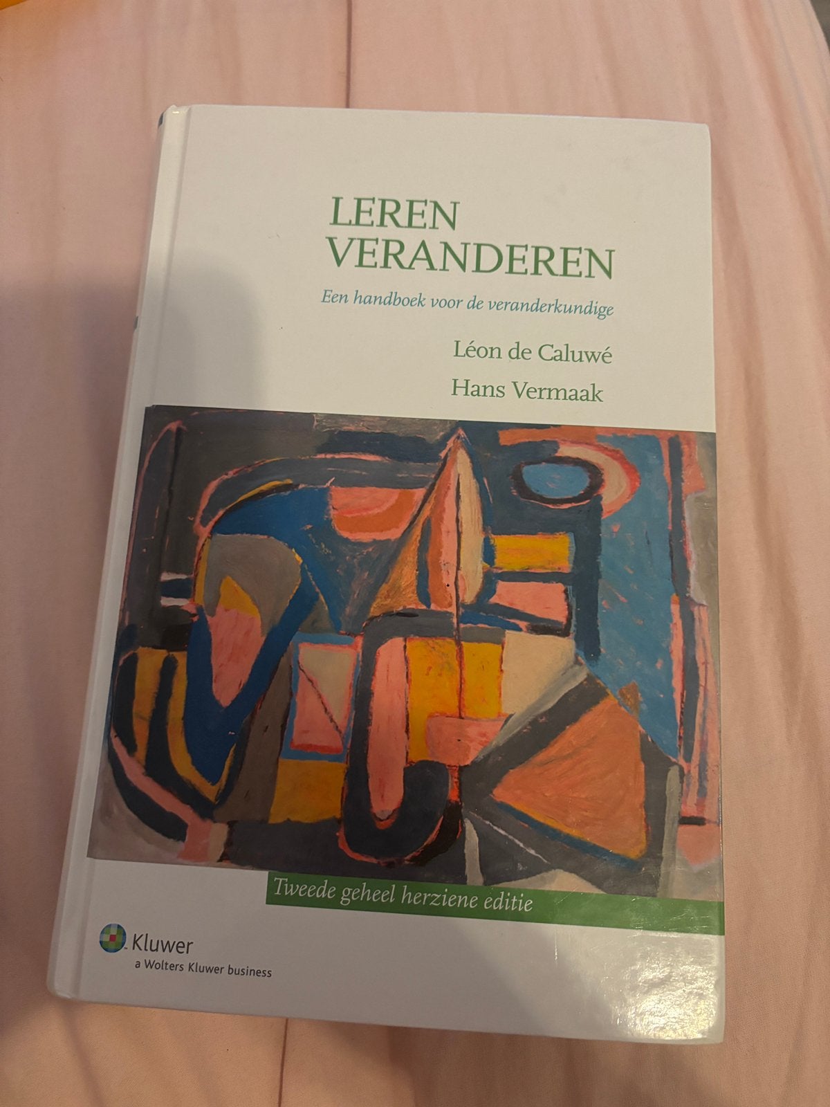 Leren Veranderen - Léon de Caluwe, Ophalen, Alpha, Zo goed als nieuw, HBO