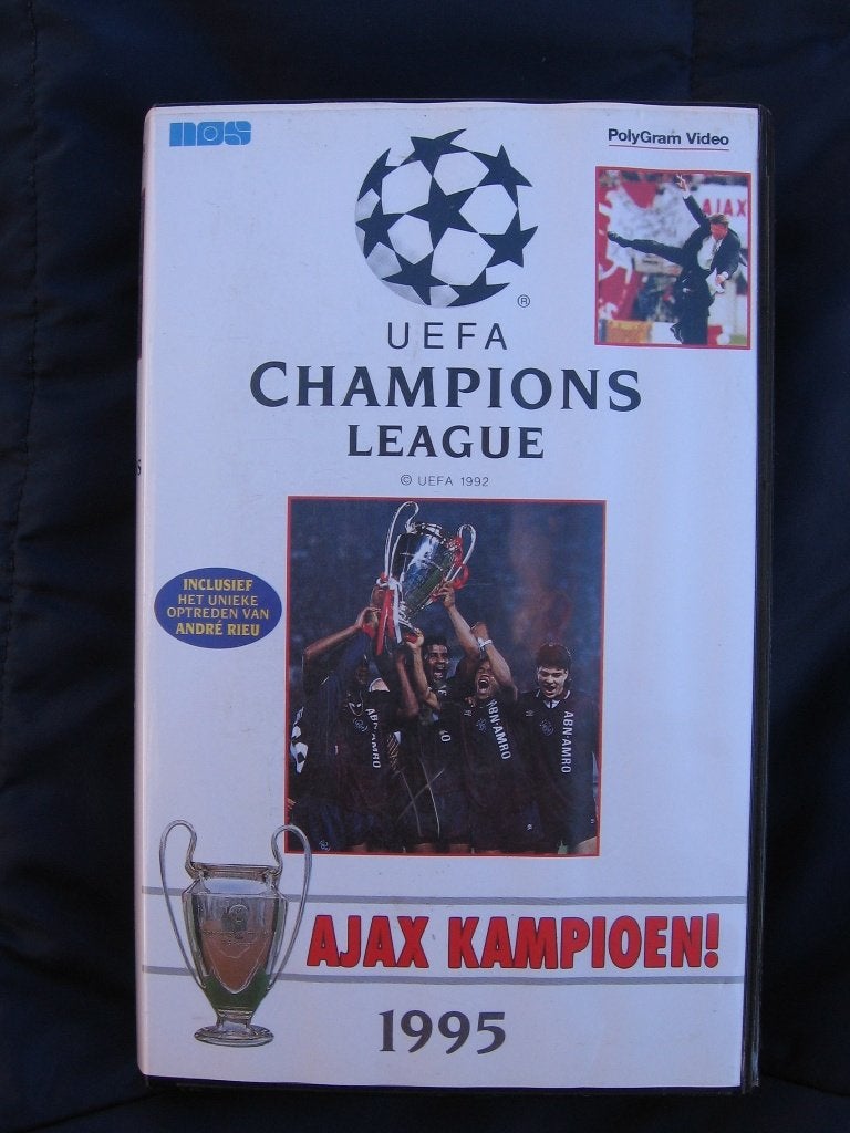 Ajax kampioen videoband 1994-1995, Ophalen of Verzenden, Zo goed als nieuw, Ajax, Overige typen