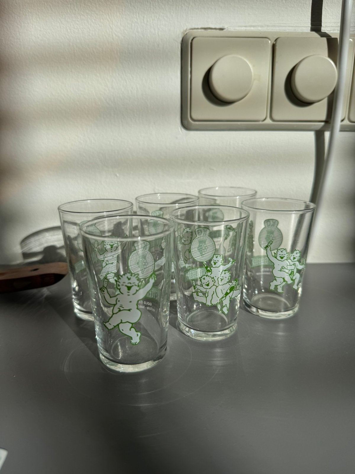 Vintage Keller Geister Wine Tasting Glasses, Ophalen of Verzenden, Gebruikt, Overige typen