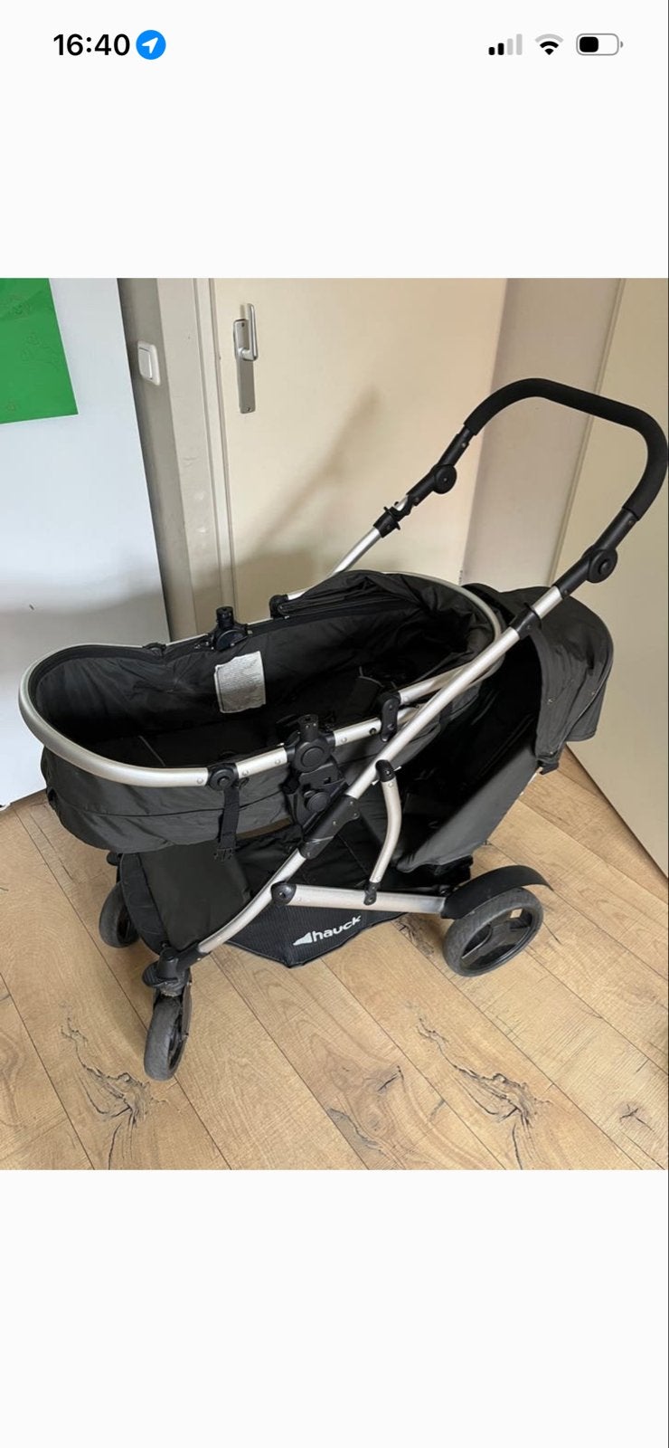 Hauck Duett 2 duo wagen - Ideaal voor 2 kinderen, Kinderen en Baby's, Kinderwagens en Combinaties, Gebruikt, Duowagen, Ophalen