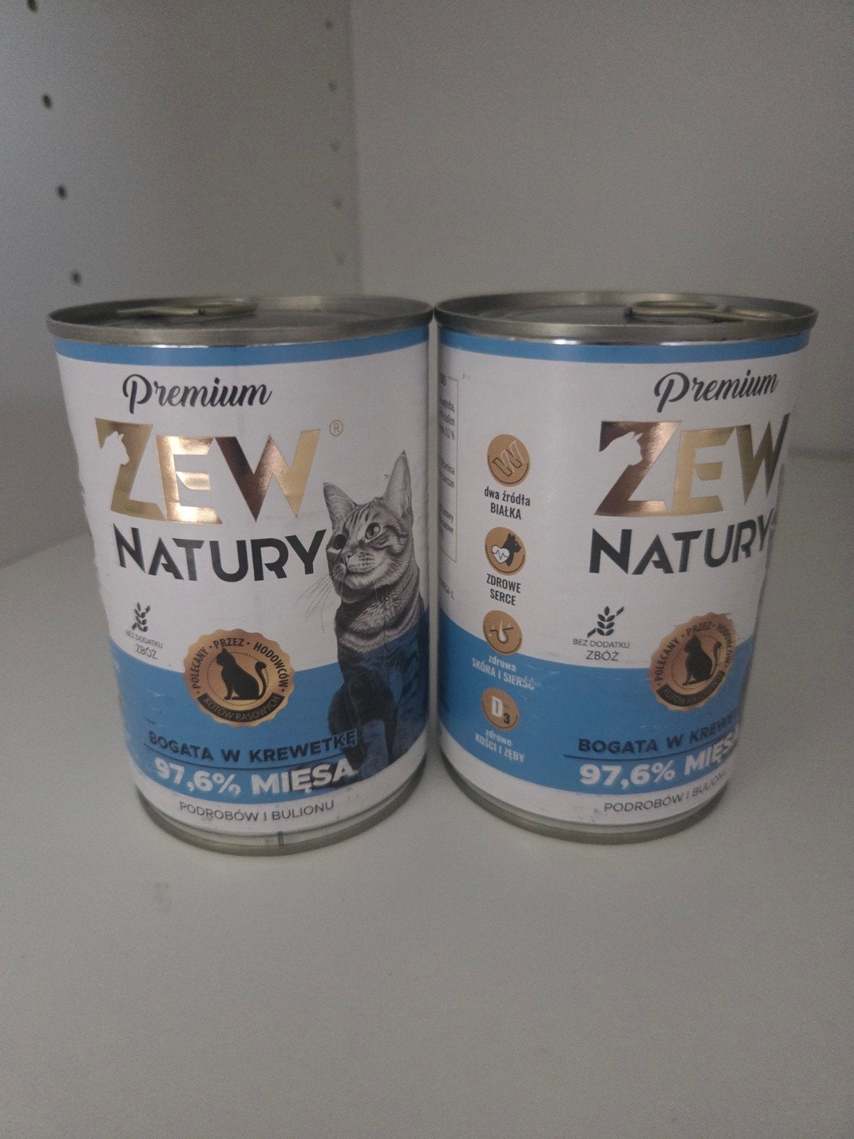 Natvoer voor katten, Ophalen, Kat