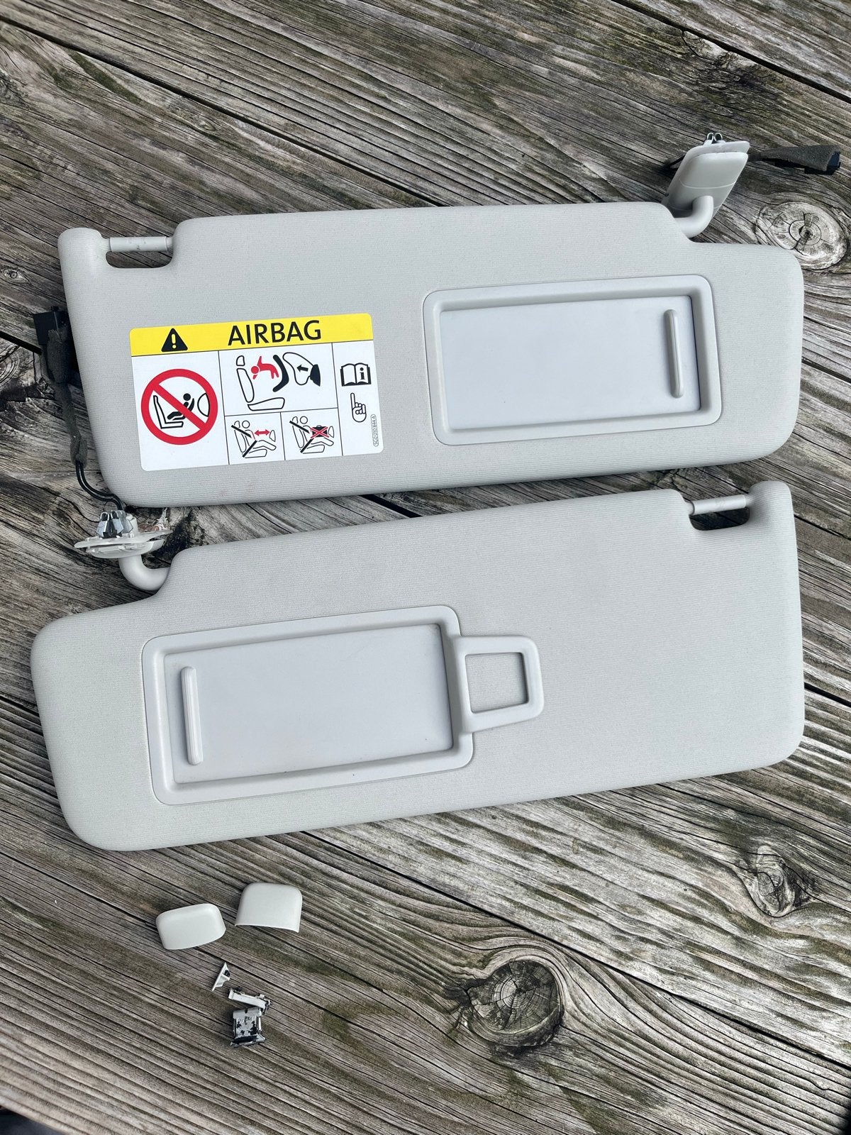Volkswagen Golf 7 Zonneklep Set - Origineel Onderdeel, Ophalen of Verzenden, Gebruikt, Volkswagen