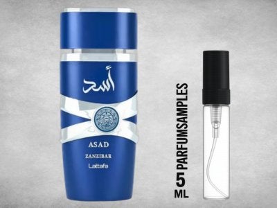Lattafa Asad Zanzibar 5ml sample, Verzenden, Nieuw