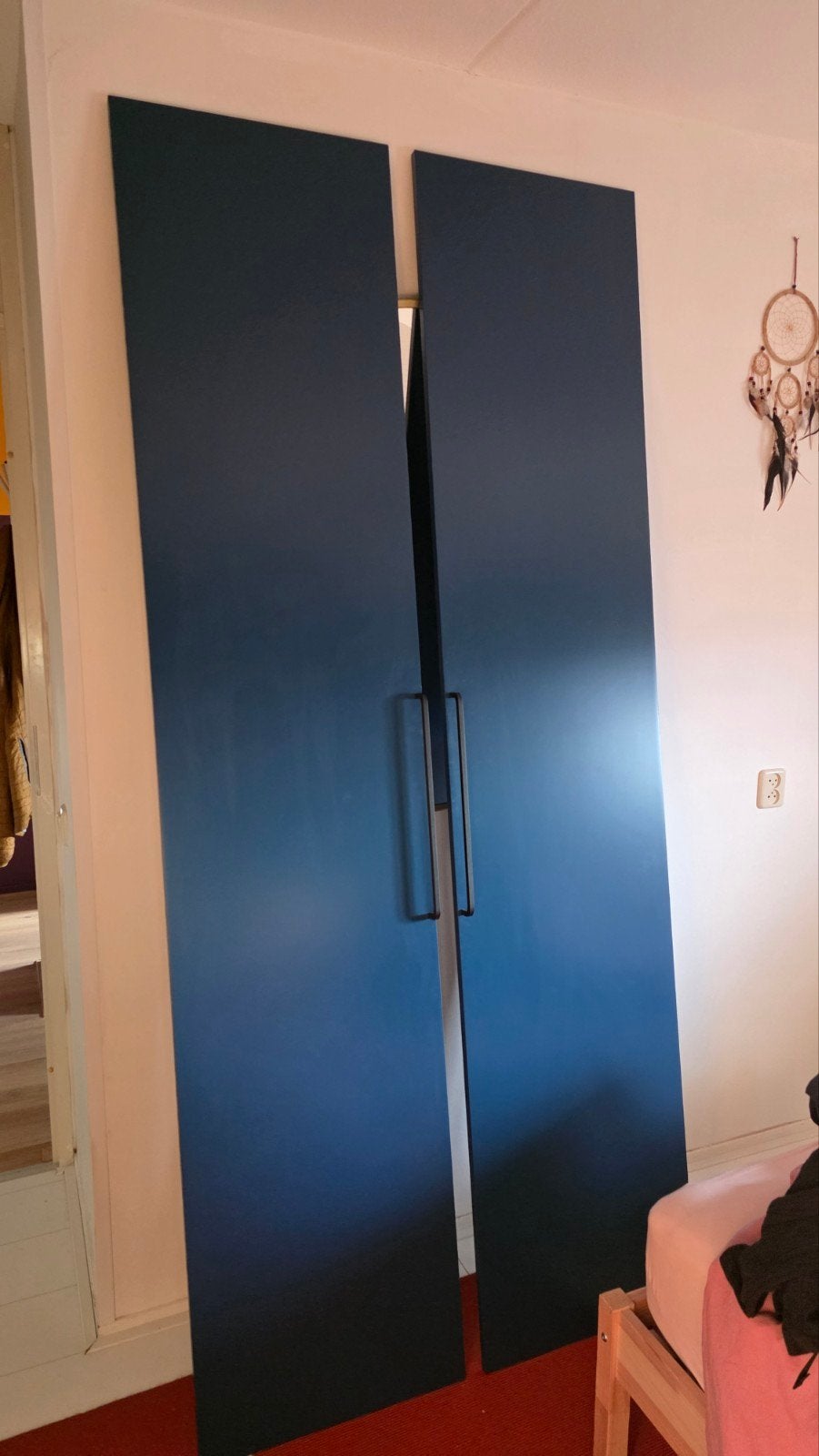 Ikea Pax deuren blauw, Ophalen, 200 cm of meer, 50 tot 100 cm, Zo goed als nieuw