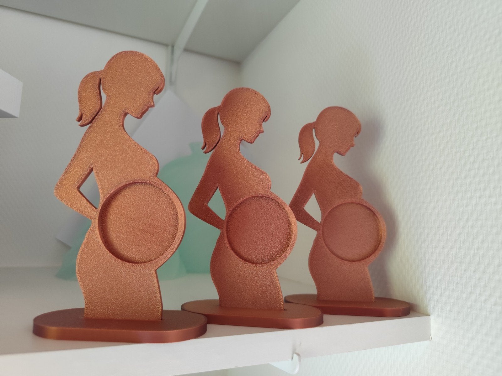 Zwangerschap beeldje - Decoratie voor aanstaande moeders, Ophalen of Verzenden, Nieuw, Zwangerschap en Bevalling