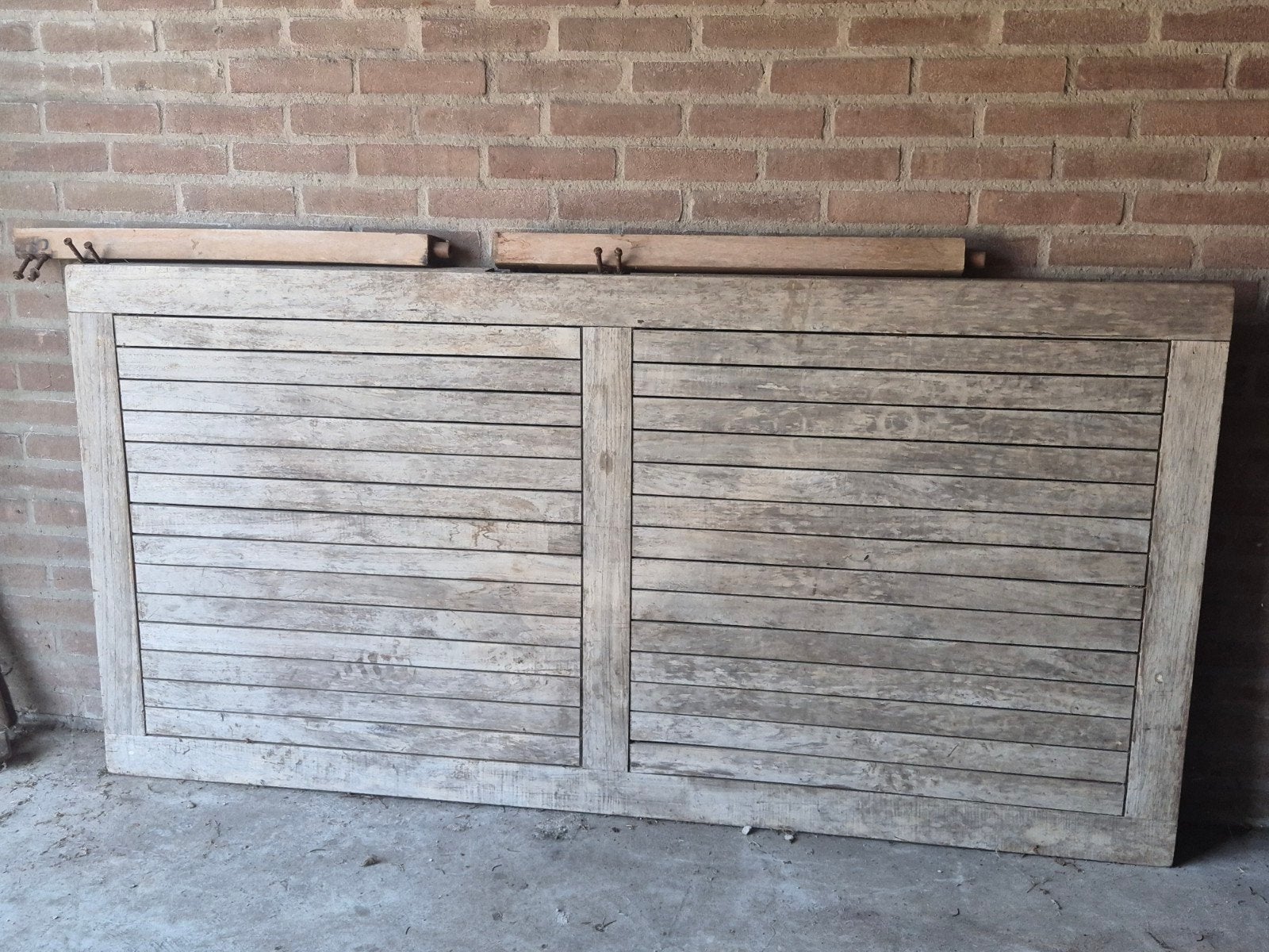Teak houten tafel, Ophalen, Gebruikt, Rechthoekig, Teakhout