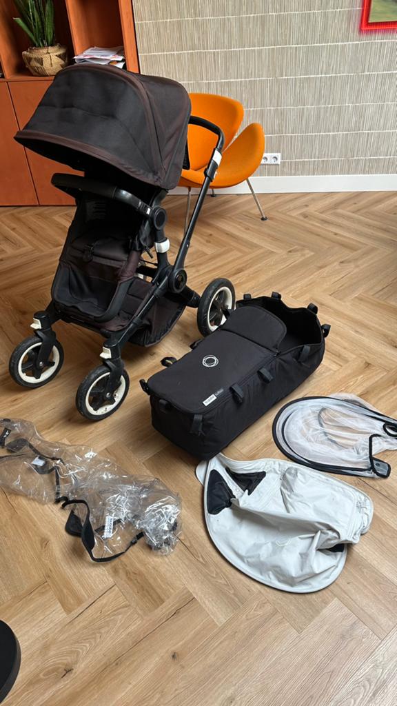 Bugaboo buffalo met veel toebehoren, Gebruikt, Bugaboo, Met reiswieg, Ophalen