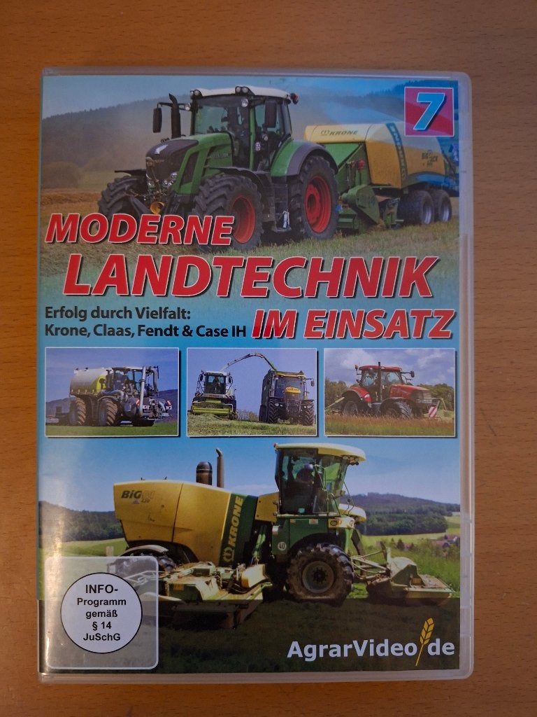 DVD Moderne Landtechniek in gebruik deel 7, Alle leeftijden, Ophalen of Verzenden, Gebruikt, Duits