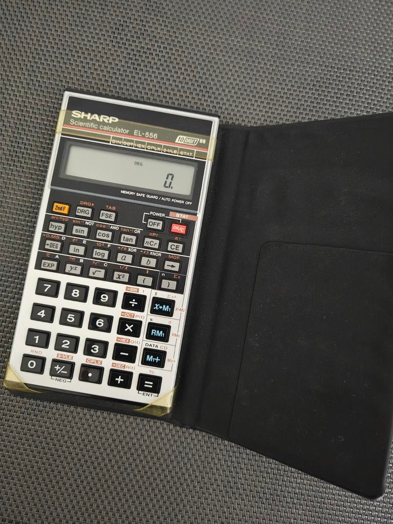 Vintage Sharp EL-556 rekenmachine, Ophalen of Verzenden