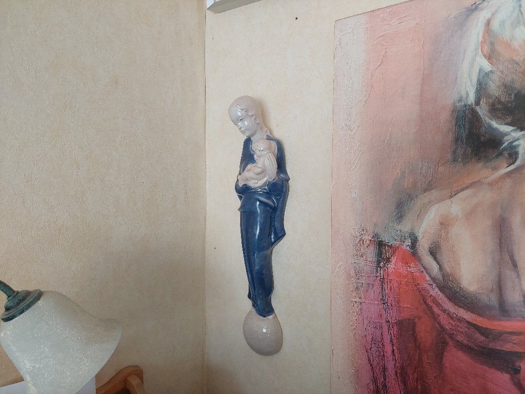 Maria met kind / Aardewerk / 52 centimeter hoog., Ophalen