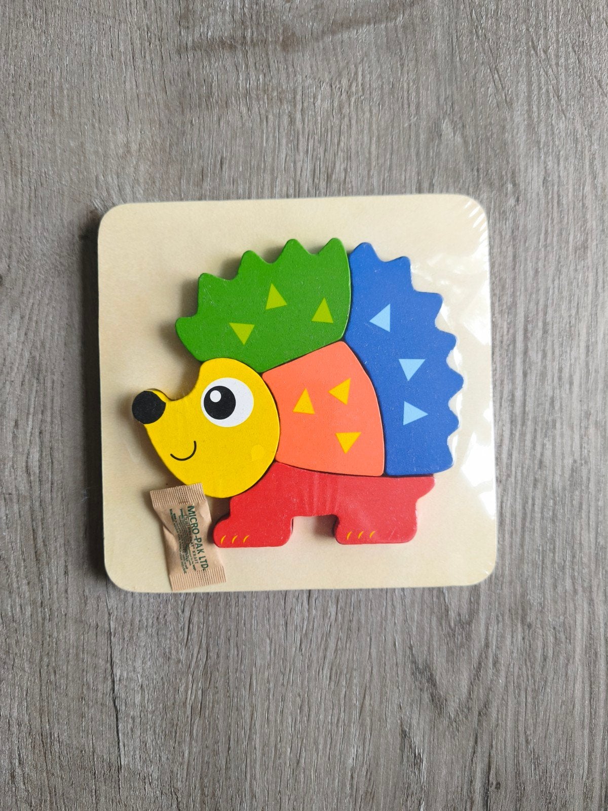Houten puzzel van kleurrijke egel - Playtive, Ophalen of Verzenden, Nieuw