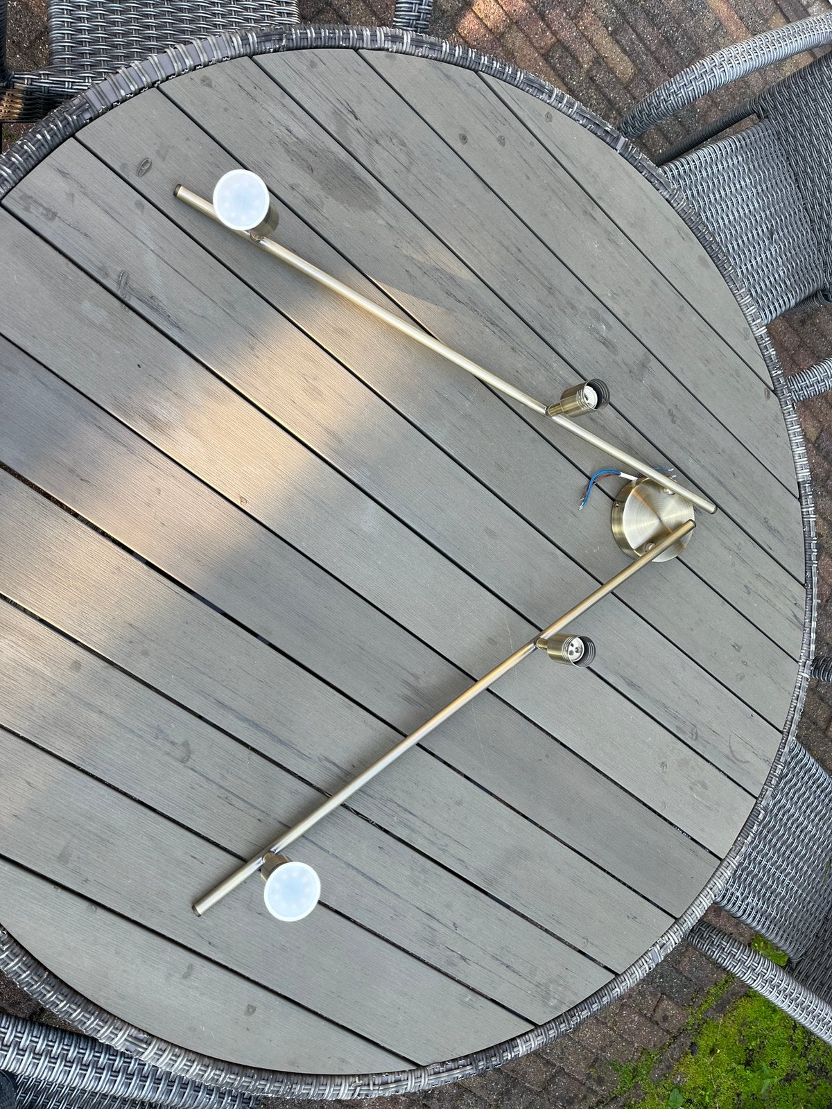 Plafondlamp verstelbaar, Ophalen, Zo goed als nieuw, Plafondlamp, Metaal