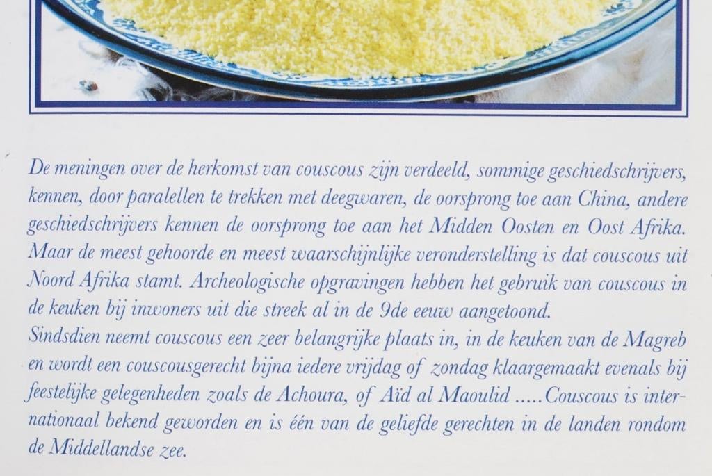 Couscous (2009), Verzenden, Zo goed als nieuw, Afrika
