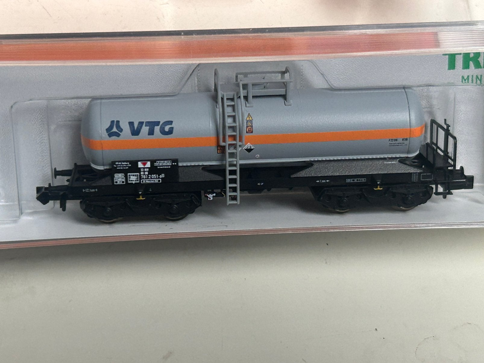N minitrix 15414-09 VTG gas ketel wagon zo goed als nieuw, Hobby en Vrije tijd, Gelijkstroom, Trix, Wagon, Ophalen of Verzenden
